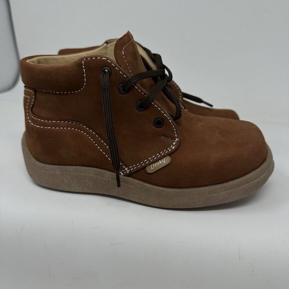 VTG ANKLE BOOTS YOUTH  Size 20/5 ORIGINAL DINKY LEATHER SHOES RARE! Excellent - Picture 6 of 14